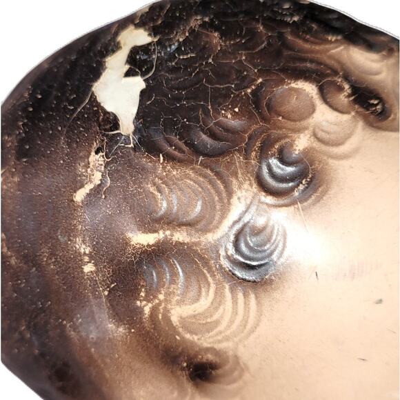 22" 30s or40s VNTG Blue Metal Sleep Eyes, Curly Molded Hair Faint Cry Baby Doll - Picture 11 of 16